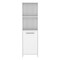 Tuhome Eiffel Kitchen Pantry, Two External Shelves, Single Door Cabinet, Two Interior Shelves White, White ALB7162 - alternate 7